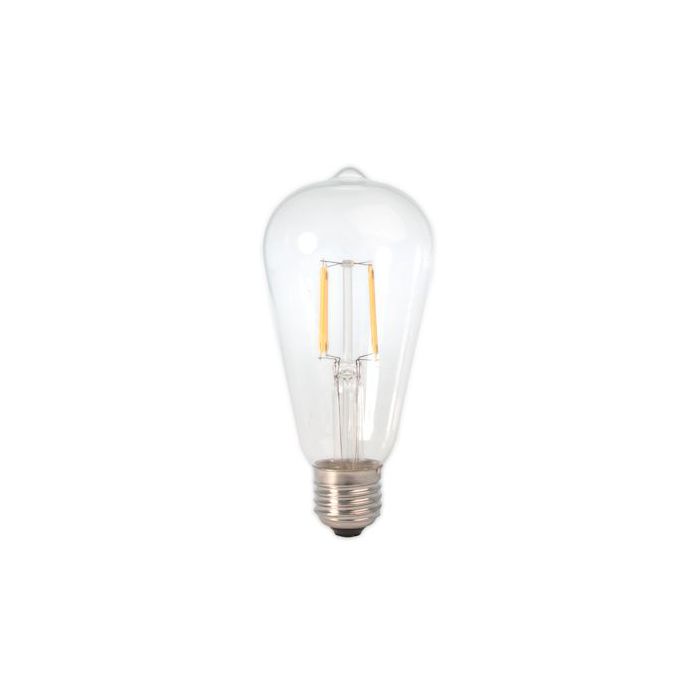 Al jaar uw lampen & verlichtingsspecialist Led Rustika ST64 6.5w. E27 Helder Led lamp Led Rustika ST64 Verbruik: 6.5 watt Vervangt: 40 watt 470 lumen Fitting: E27 KLeurtemperatuur: