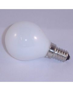 Kogellamp 25 watt Opaal E14             