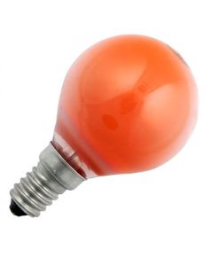 Kogellamp 15 watt E14 Mat Oranje                            