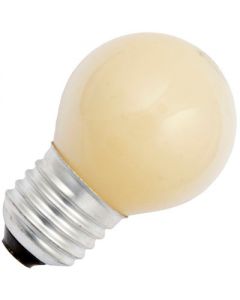 Kogellamp 15 watt E27 Mat Geel                              