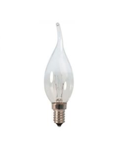 Kaarslamp Tip 7 - 10 watt Helder E14    