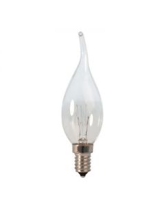 Kaarslamp Tip 15 watt Helder E14        