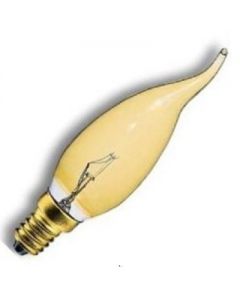Kaarslamp Tip 25 watt Goud E14          
