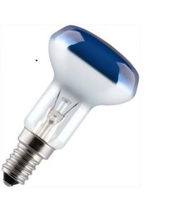 Reflectorlamp 25 watt E14 50mm Blauw    