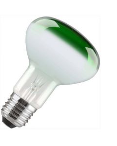 Reflectorlamp 60 watt E27 80mm Groen    