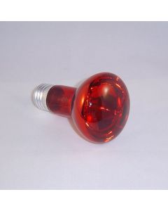infrared  r63 - 40w  softglas e27 rood  