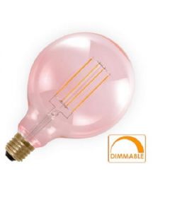 LED lamp roze GLOBE SMOKE 6W            