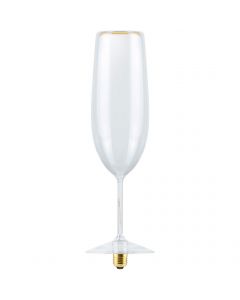 LED lamp in de vorm van een champagne glas                  