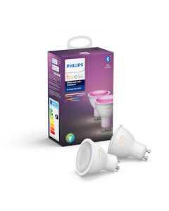 Philips Hue Bluetooth Gu10 White/Color Ambience 2x          