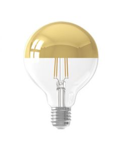 Calex Mirror Globe LED Lamp Gold G95 Kopspiegel             