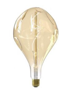 Calex EVO XXL Slimme LED Lamp - Decoratief Filament WiFi Verlichting - E27 - Smart Lichtbron - Goud - Dimbaar - Warm Wit licht - 6W