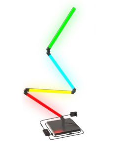Calex Slimme LED Vloerlamp - Multifunctionele WiFi vloerlamp- Staande Lamp - Sfeerverlichting - RGB en Wit Licht - App