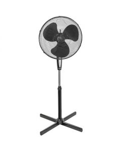 Ventilator staand zwart 45cm met afstandbediening           