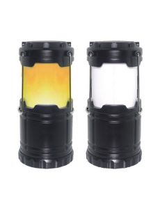 Campinglamp met flame effect                                