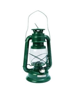 Stormlantaarn op lampenolie groen