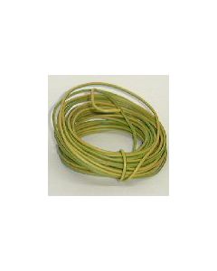 VD draad  1 x 250  geel/groen   10 meter - art.no: 306142