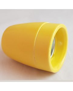 Gekleurde porseleinen fitting geel       - art.no: 315021