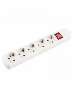 Tafel Contactdoos 5 v. +R.A. + Schak.                       