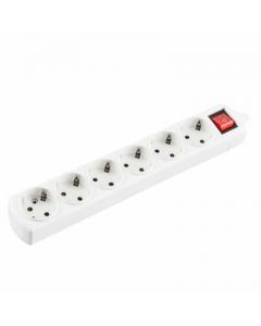 Tafel Contactdoos 6 v. +R.A. + Schak.                       