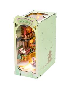 Book Nook Falling Sakura