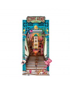 Book Nook Straat Tafereel