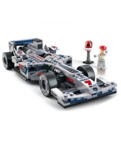 BOUWSTENEN: RACE AUTO ZILVER            