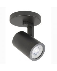 Opbouwspot Halo Zwart 1L.                                   
