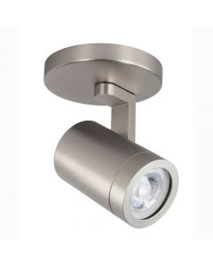 Opbouwspot Halo Nikkel / Staal 1L.                          