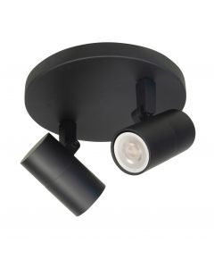 Opbouw Spot Picolo Zwart 2 Lampen                           