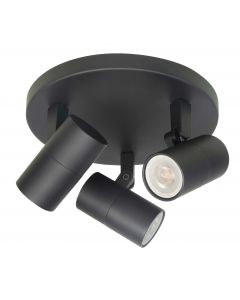 Opbouw Spot Picolo Zwart 3 Lampen                           