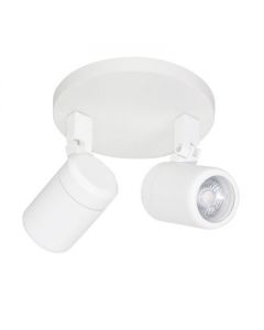 Opbouwspot Rain Wit    2L. IP44                             