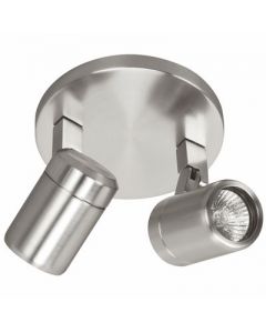 Opbouwspot Rain Nikkel 2L. IP44                             