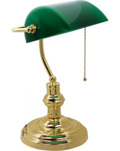 Notaris/Bankiers Lamp E27 Groen                             
