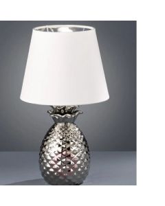 Tafellamp pineapple wit/zilver  groot                       