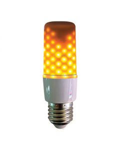 Fire effect lamp opaal 64LEDs wit IP44                      
