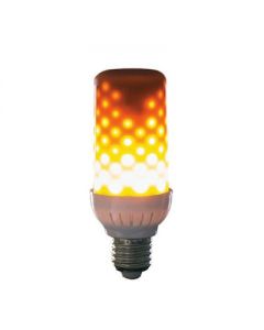 Fire effect lamp opaal 96LEDs wit                           